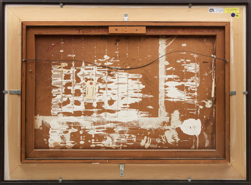 Jack Reppen, The Secrets of the Night, 1962, mixed media on board - view 3
