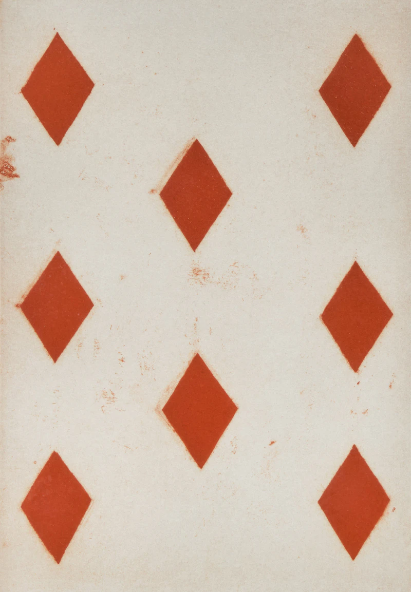 Eight of Diamonds (From the Playing Cards Suite) by Donald Sultan