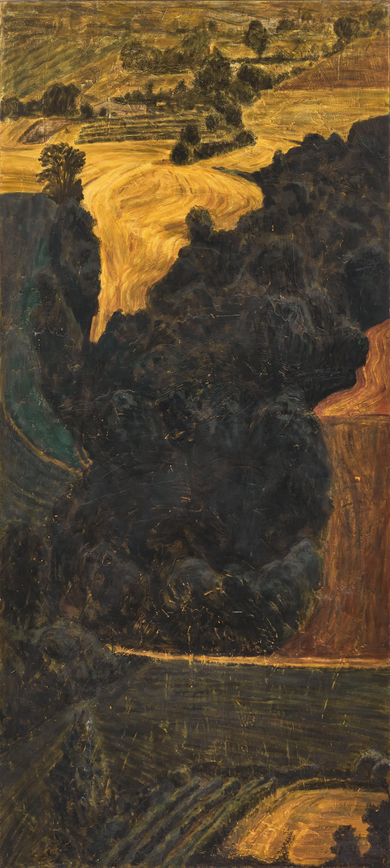 Peter Krausz, De Natura (Humana) No. I, II and 8, three fresco paintings on board, 1992 - view 4