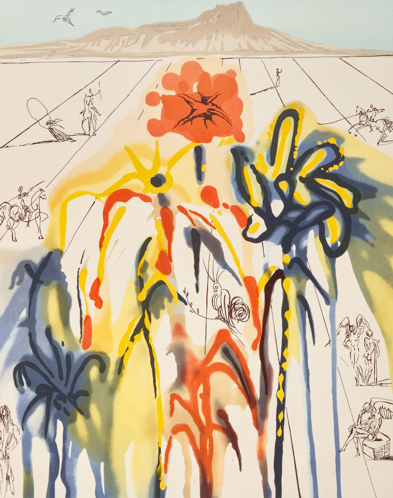 Diamond Head (Field 80-3) by Salvador Dalí