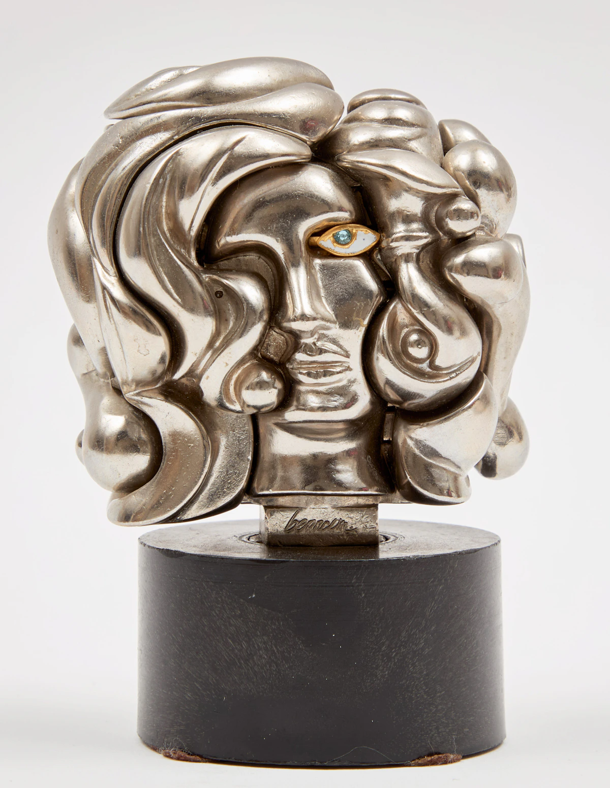 Miguel Ortiz Berrocal, Portrait De Michele (Opus 110), metal