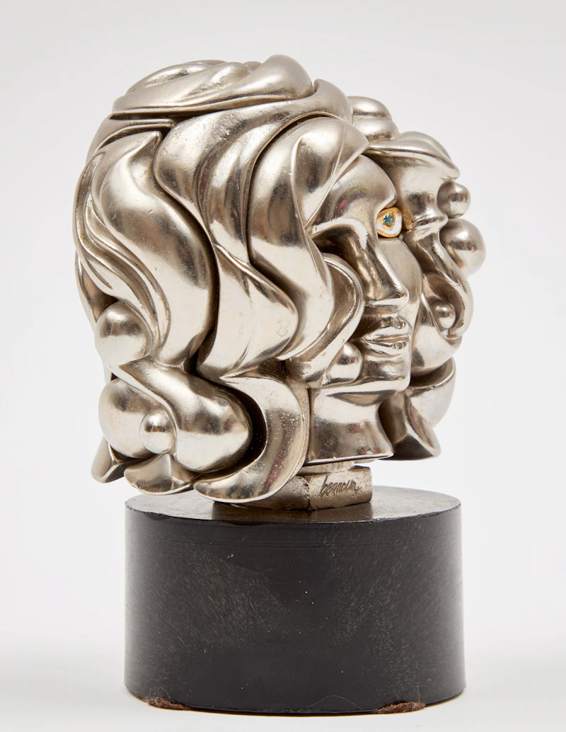 Miguel Ortiz Berrocal, Portrait De Michele (Opus 110), metal - view 2