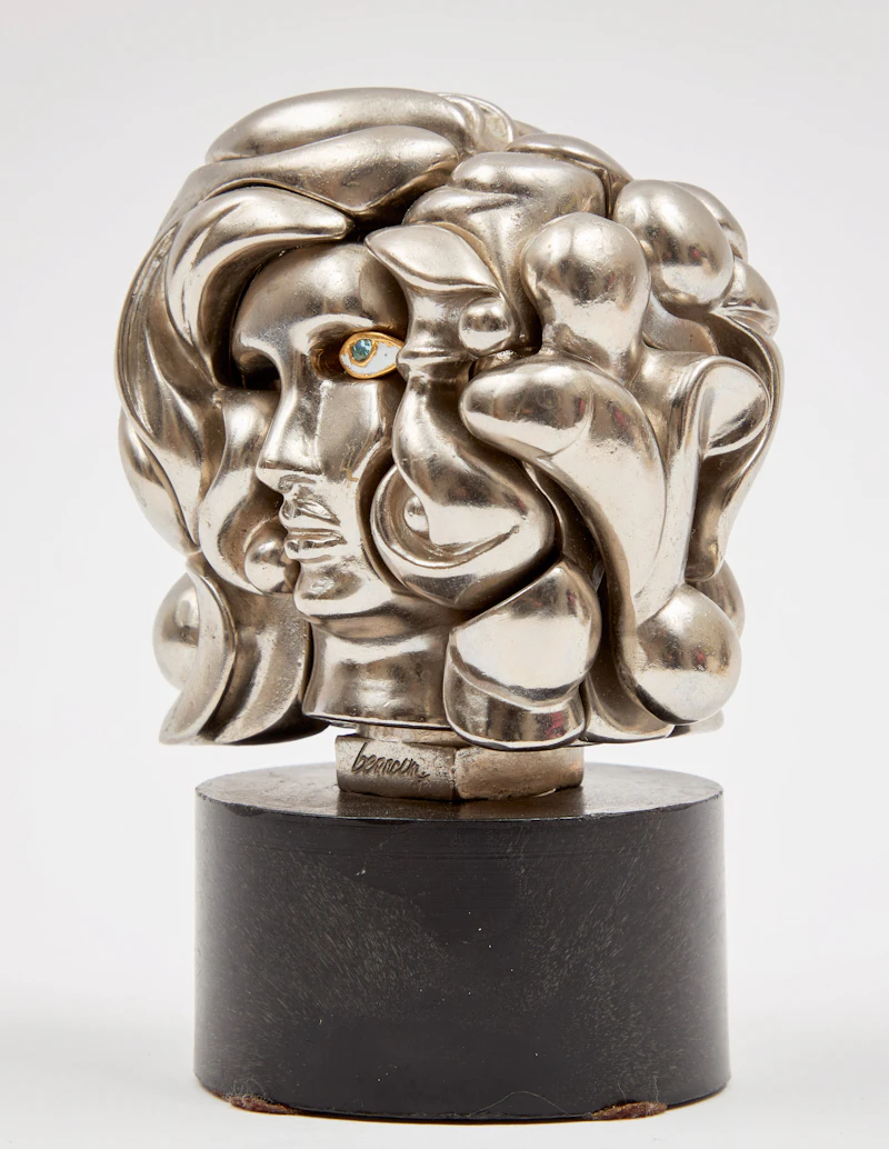 Miguel Ortiz Berrocal, Portrait De Michele (Opus 110), metal - view 3