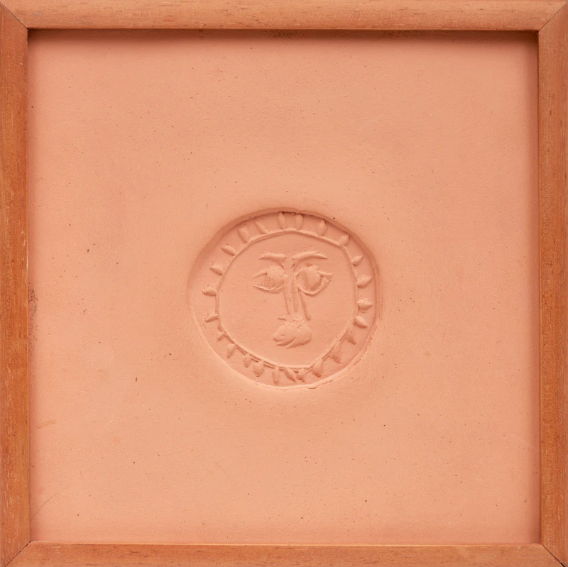 Pablo Picasso, Cercle au visage (A.R. 632), terracotta - view 2