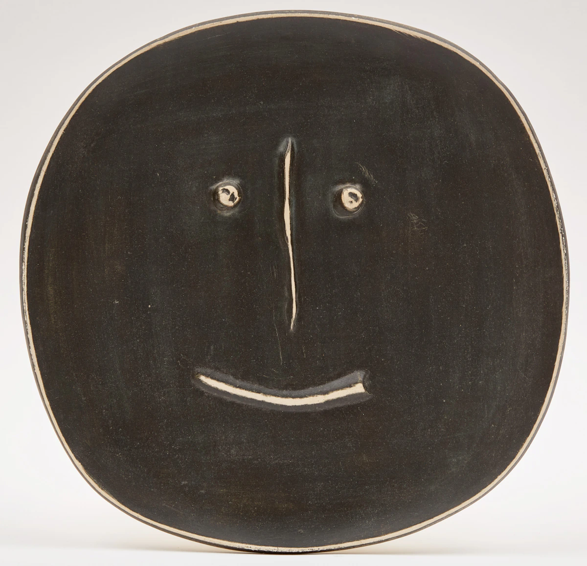 Pablo Picasso, Visage patiné (A.R. 441), painted ceramic