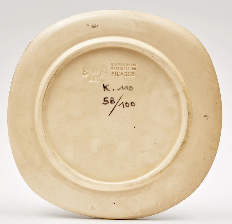 Pablo Picasso, Visage patiné (A.R. 441), painted ceramic - view 2