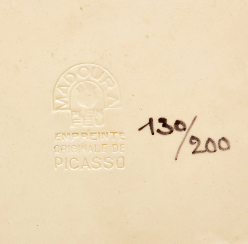 Pablo Picasso, Still Life with Spoon (A.R. 165), painted ceramic - view 3
