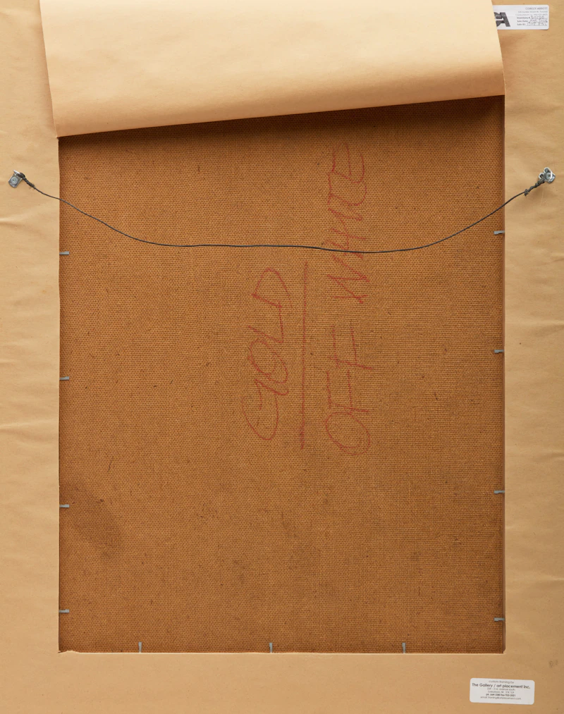 Otto Donald Rogers, Idea Reflected on Object, acrylic on paper laid down on board, 1975 - view 4