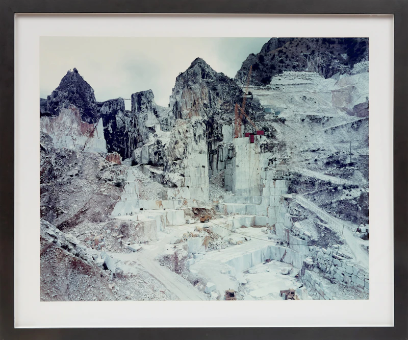 Edward Burtynsky, Carrara Marble Quarries #1, Carrara, Italy, chromogenic print, 2001 - view 2