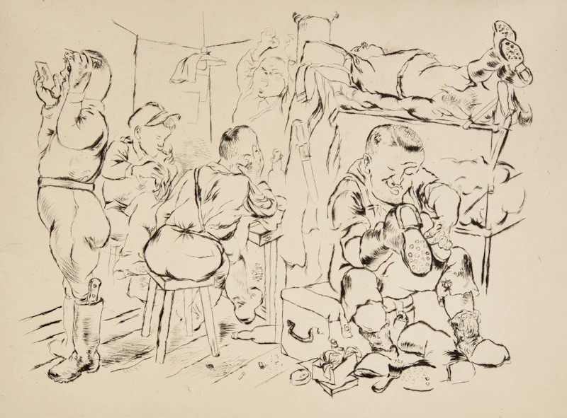 End of a Perfect Day by George Grosz