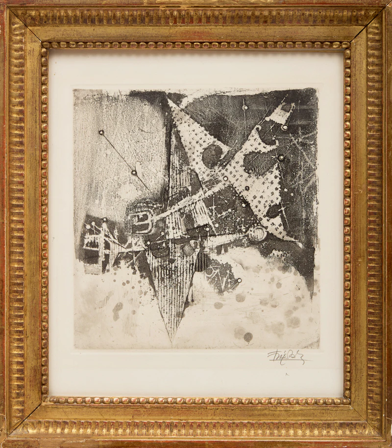 Johnny Friedlaender, Die Vogel, etching with aquatint - view 2