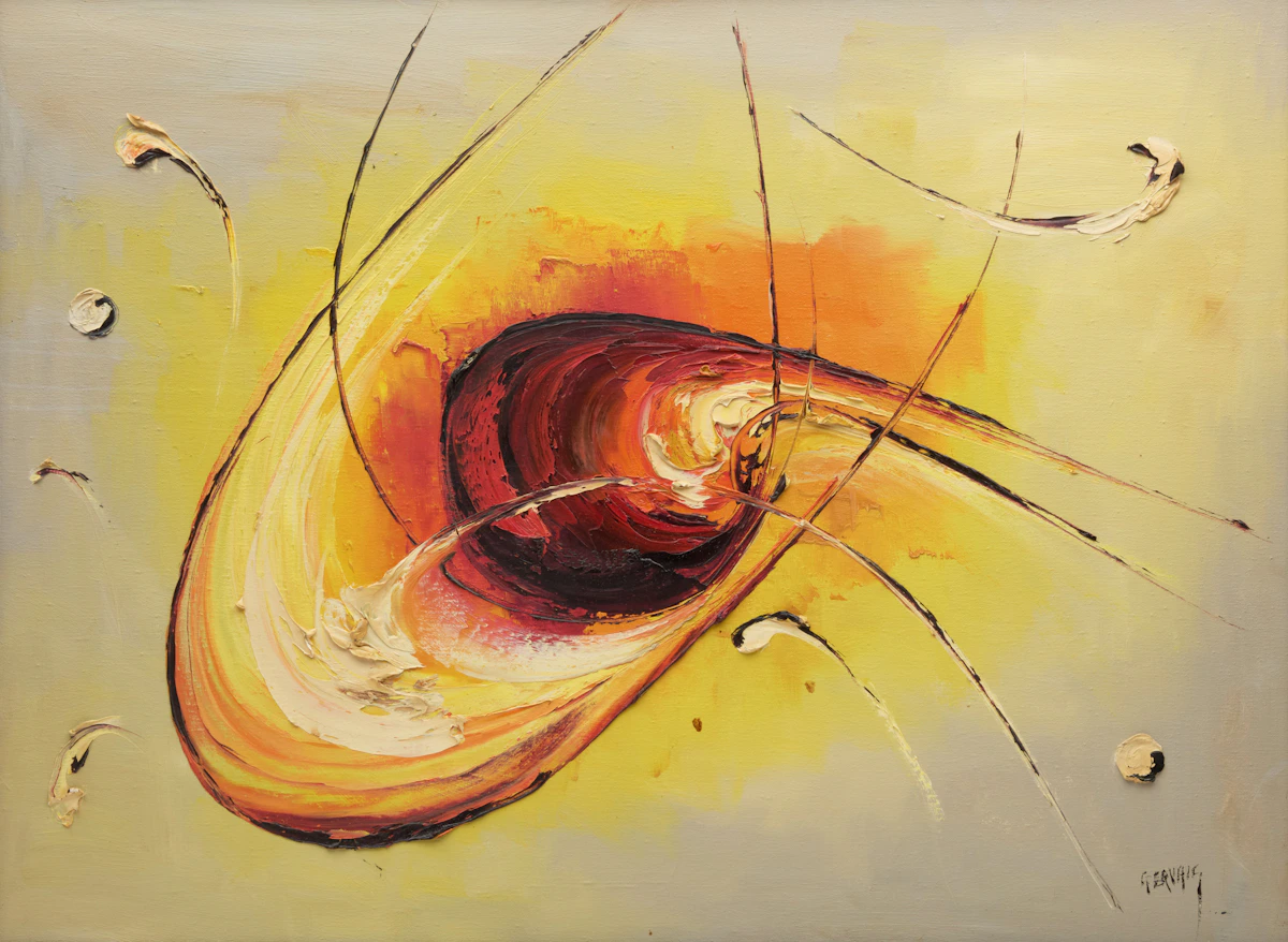Gervais, Sans titre, acrylic on canvas, circa 1972