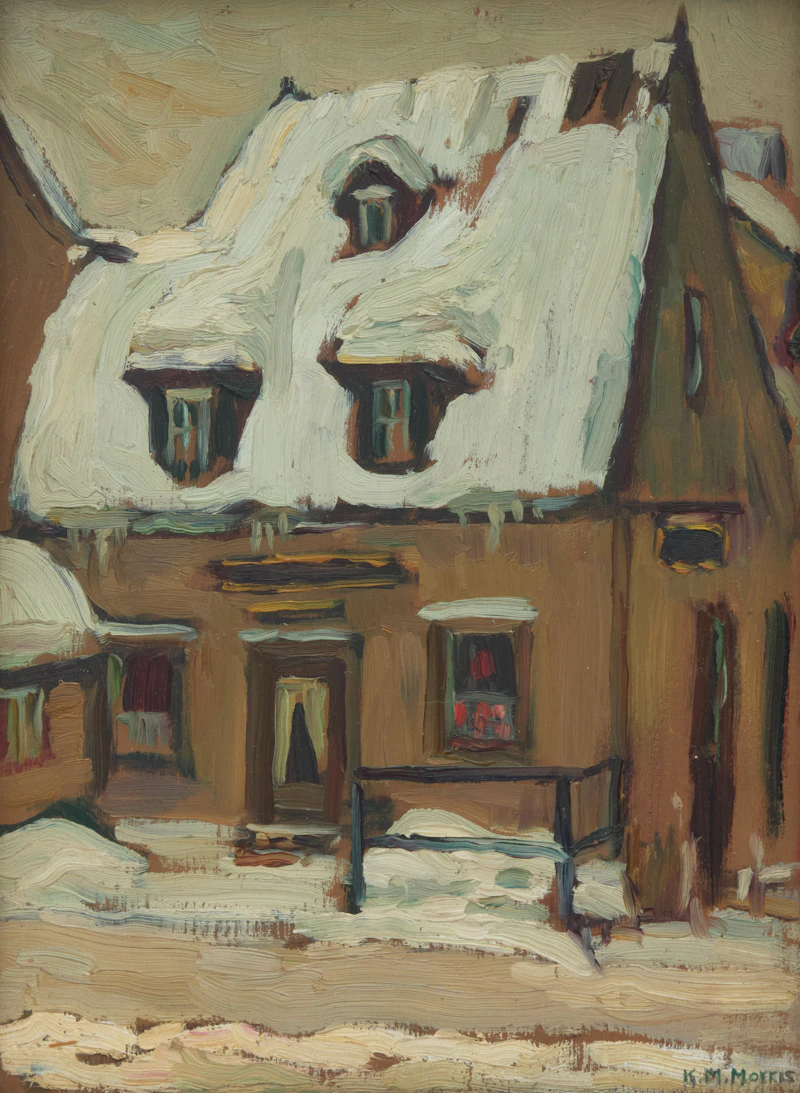 Montcalm's House, St. Louis St., Quebec by Kathleen Moir Morris