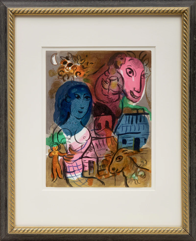 Marc Chagall, Hommage, colour lithograph - view 2
