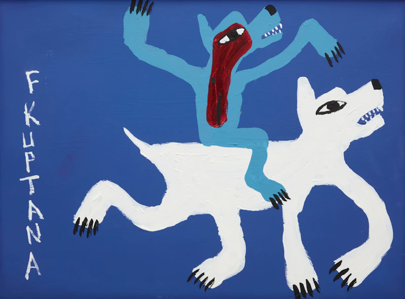 Riding White Wolf by Floyd Kuptana