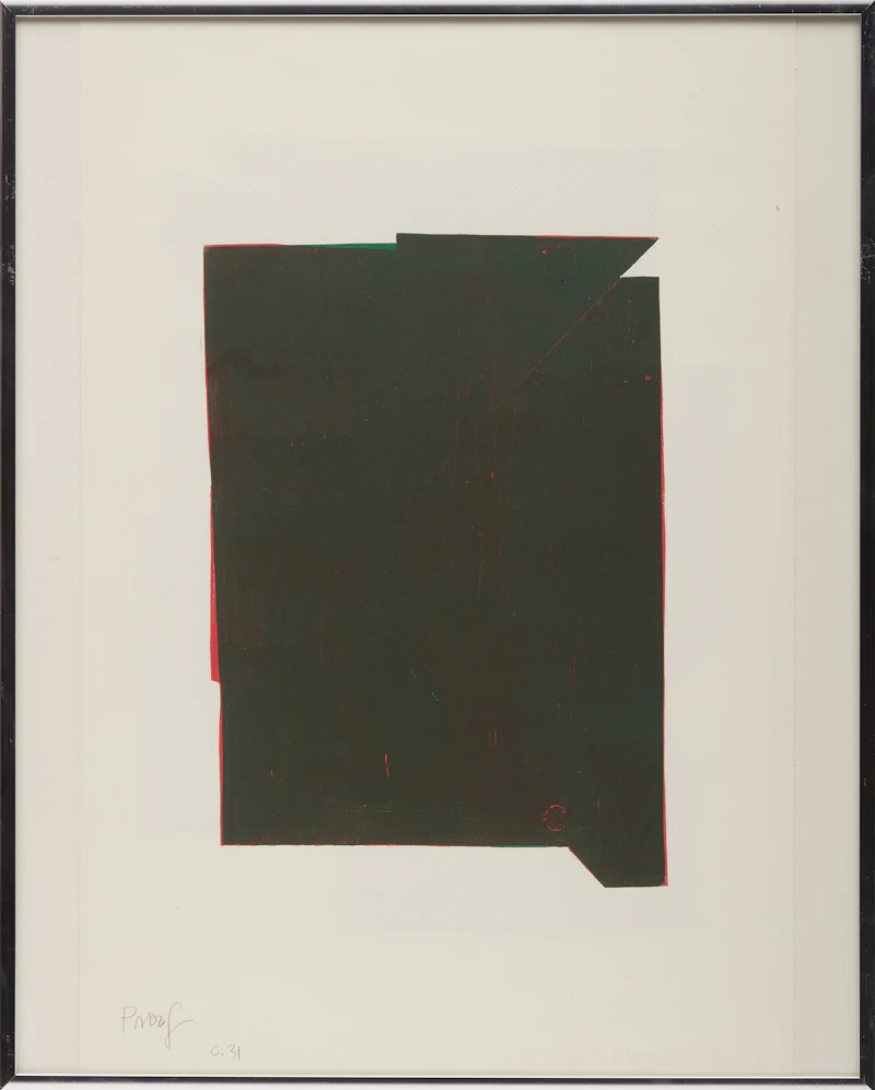 Anne Kahane, Canti #31, woodcut print - view 2