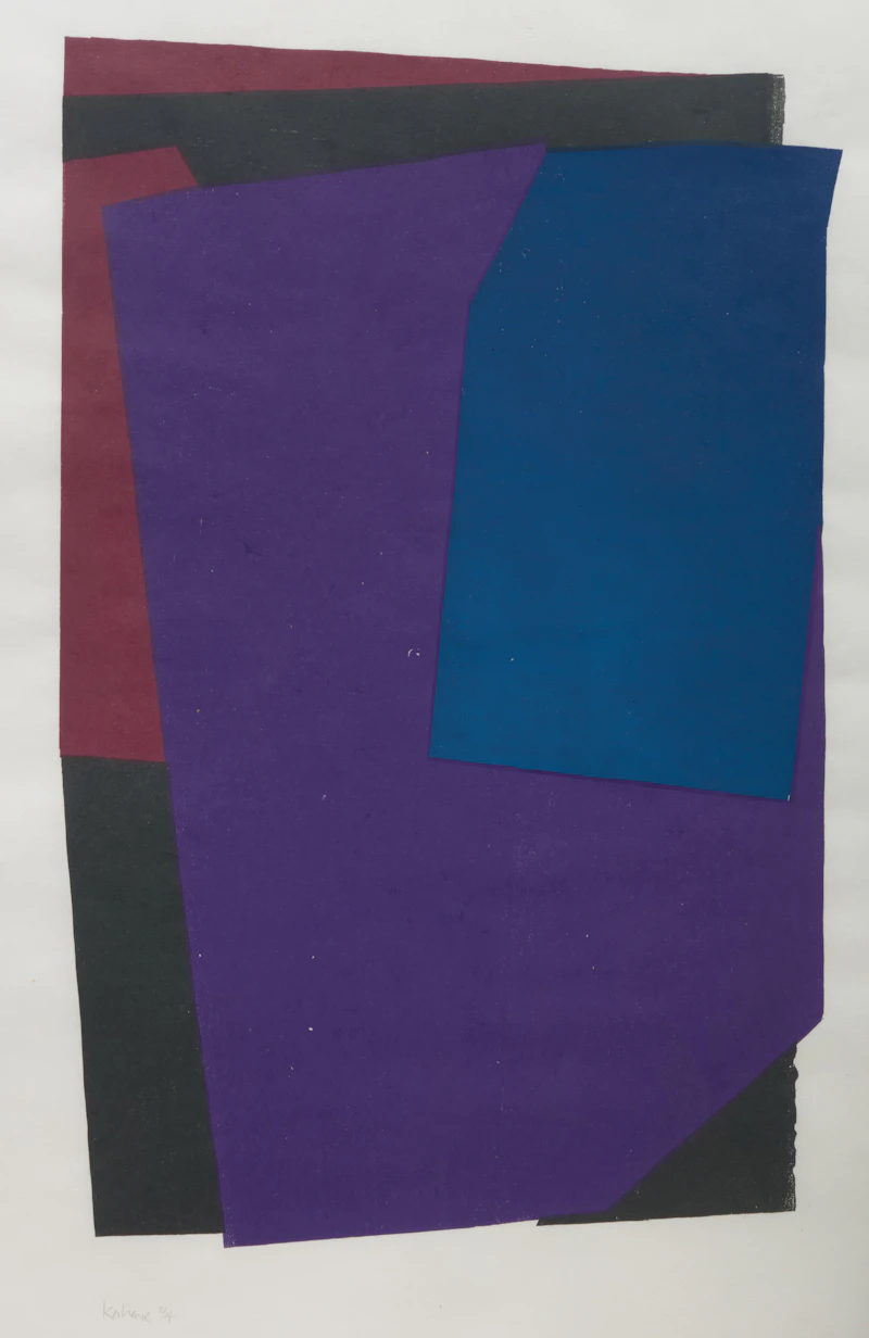 Anne Kahane, Woodblock #26; Woodblock #39, 2 woodcut prints - view 5
