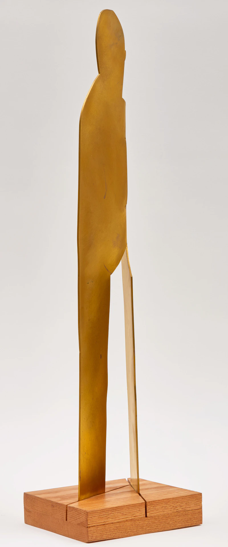 Anne Kahane, Abstract Form; Abstracted Figure, two welded brass sculptures, 1977 - view 2
