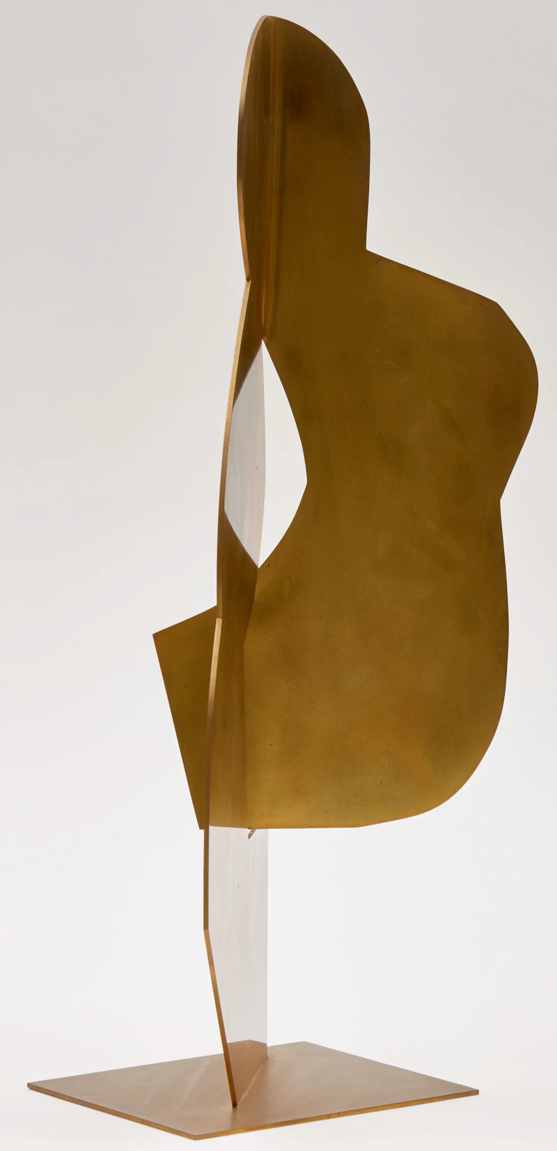Anne Kahane, Abstract Form; Abstracted Figure, two welded brass sculptures, 1977 - view 6