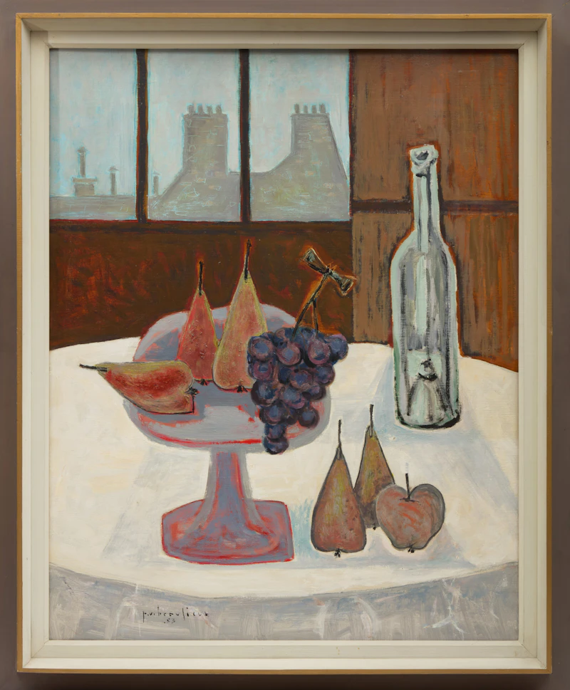 Paul-Vanier Beaulieu, Nature morte à l'atelier, oil on canvas, 1953 - view 2