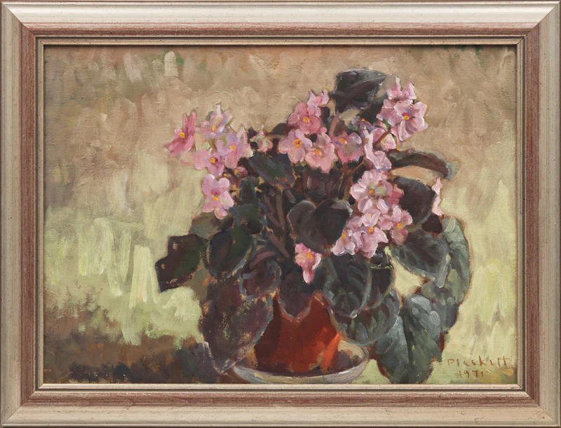 Joseph Francis Plaskett, African Violet, 1971, oil on canvas - view 2
