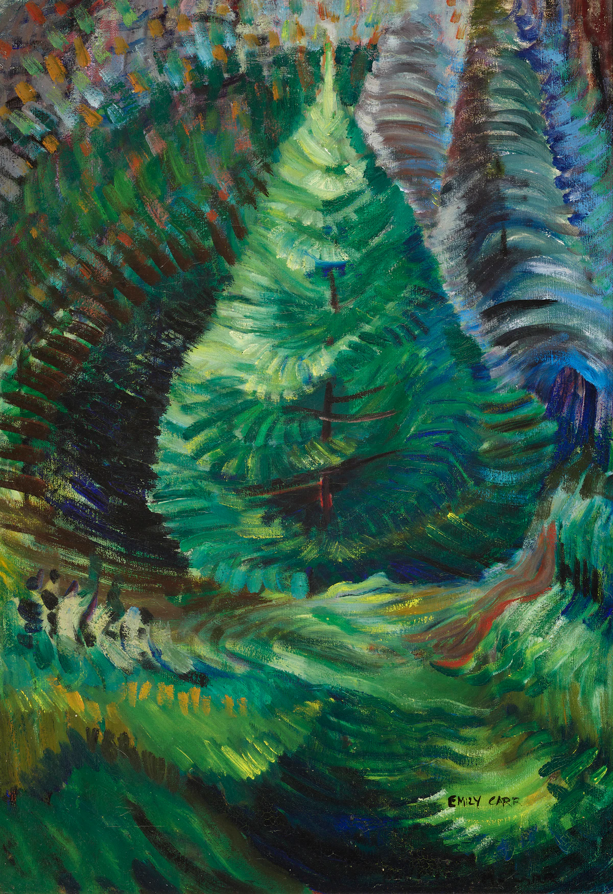 Emily Carr, Wind, oil on canvas, 1936