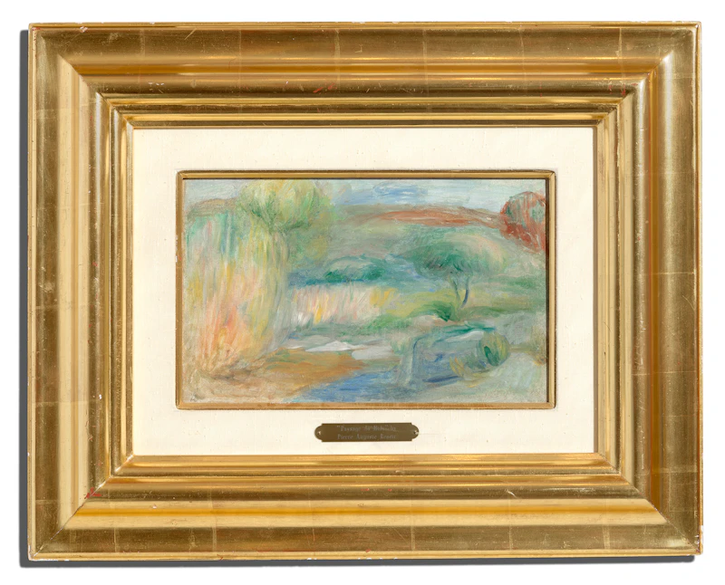 Pierre-Auguste Renoir, Paysage du Midi, oil on canvas, circa 1900 - view 2