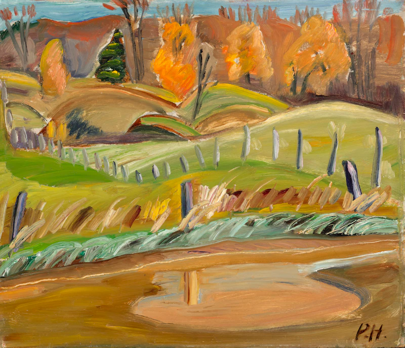 Near Cowansville, Quebec, 1944 by Efa Prudence Heward