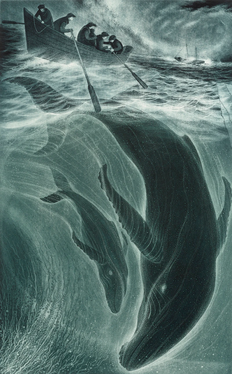 David Lloyd Blackwood, Loss of the Flora Nickerson, etching and aquatint