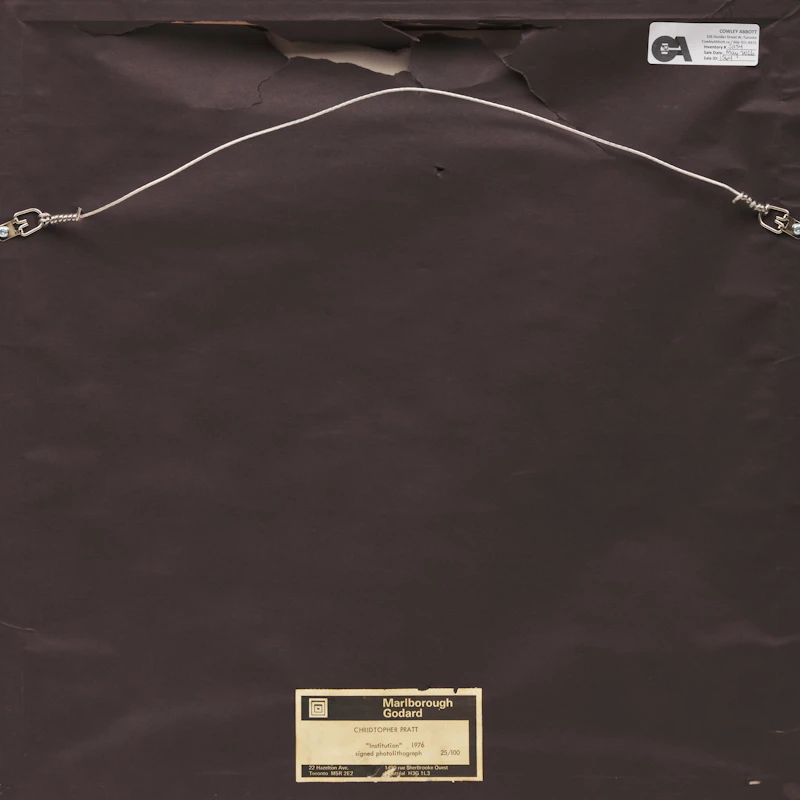 Christopher Pratt, Institution, photolithographic reproduction, 1976 - view 3