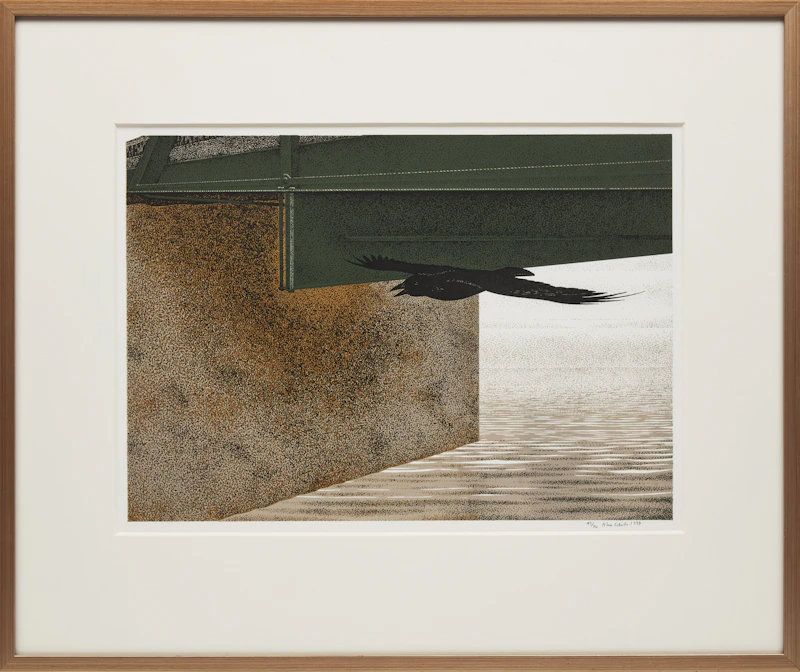 David Alexander Colville, Bridge and Raven, serigraph, 1993 - view 2