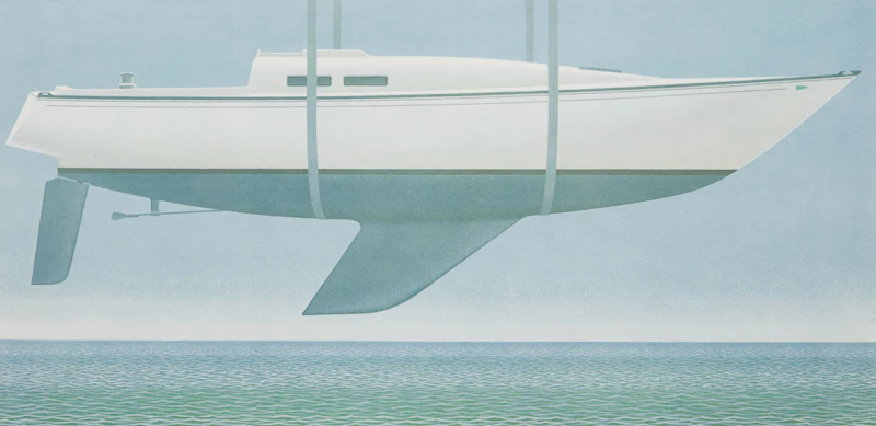 New Boat by Christopher Pratt