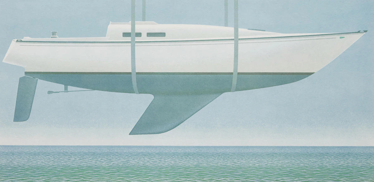 Christopher Pratt, New Boat, photolithographic reproduction