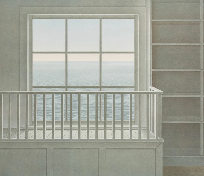 Shop on an Island by Christopher Pratt