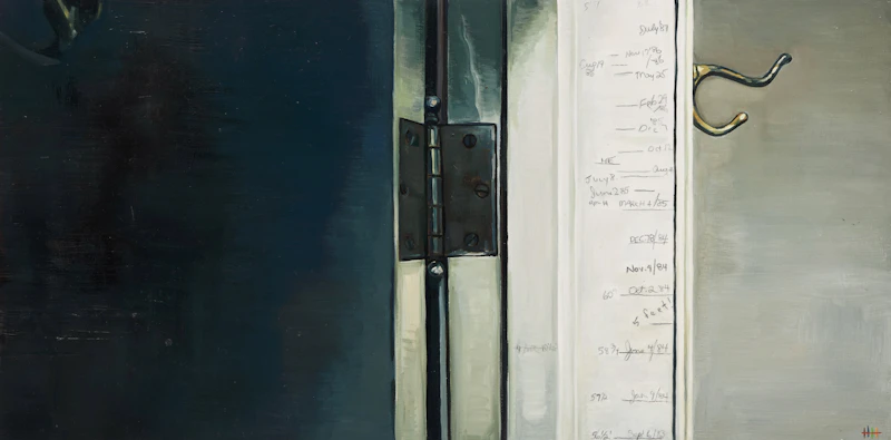 Heather Horton, Portrait of an Artist as a Young Girl, oil on board - view 1