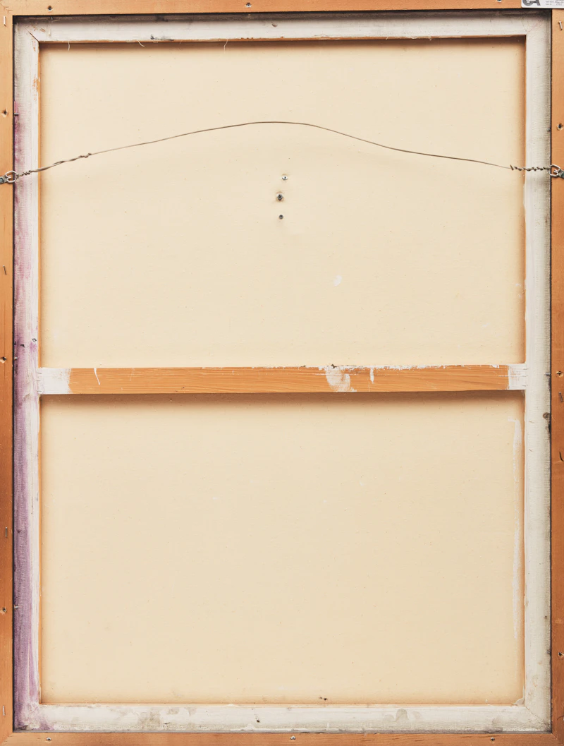 Jiri Ladocha, Untitled, copper leaf, gold leaf, clay and oil on canvas - view 3
