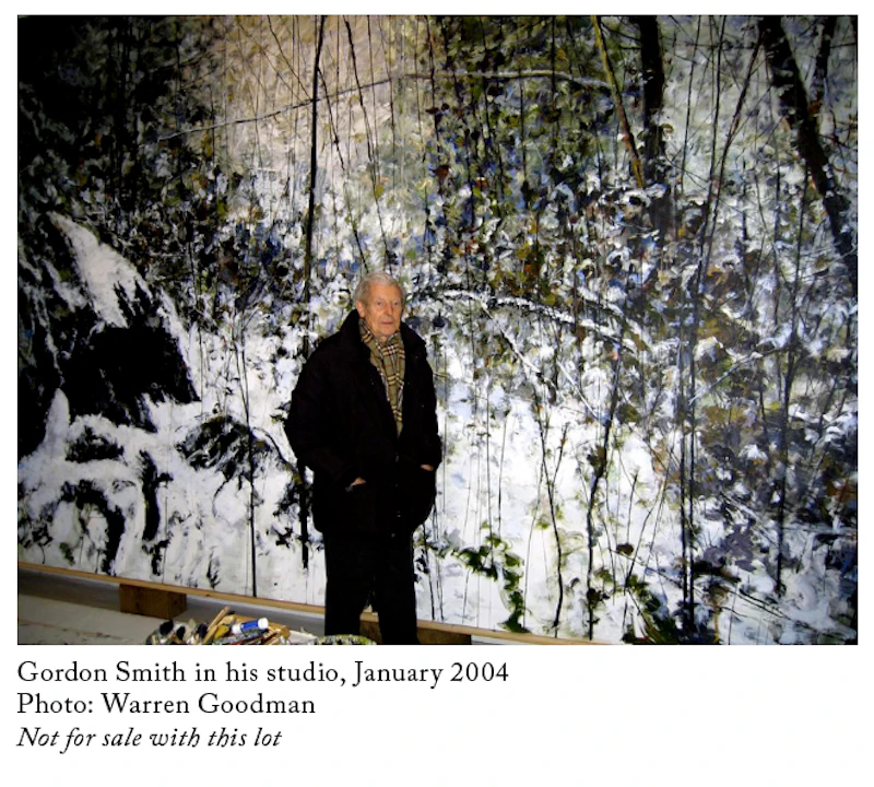 Gordon Appelbe Smith, Winter Forest M, acrylic on canvas, 2004 - view 4