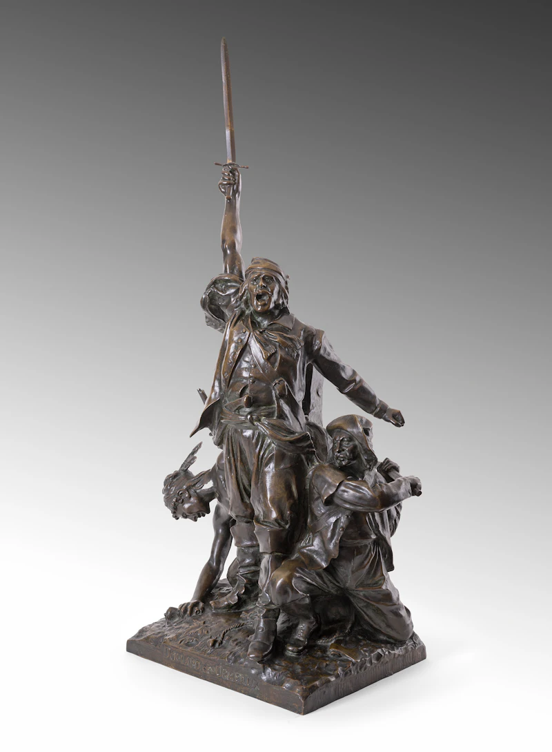 Louis-Philippe Hébert, Dollard des Ormeaux, bronze, 1916 - view 1