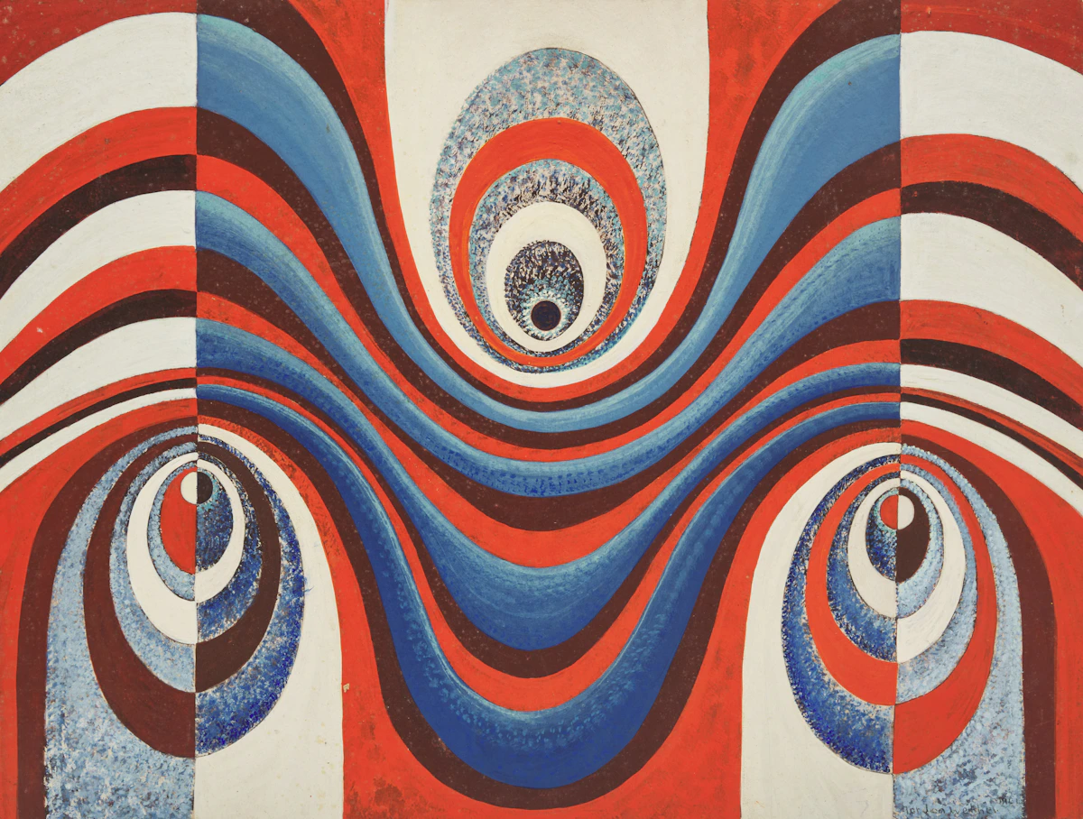 Gordon McKinley Webber, Kahram, oil on board, 1961