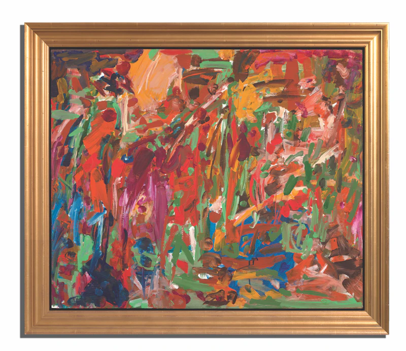 Pierre Gauvreau, Ont des oreilles attentives, oil on board, 1977 - view 2