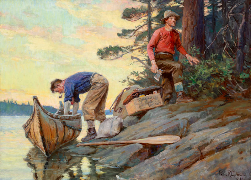 Camping – Canadian Club by Philip Russell Goodwin