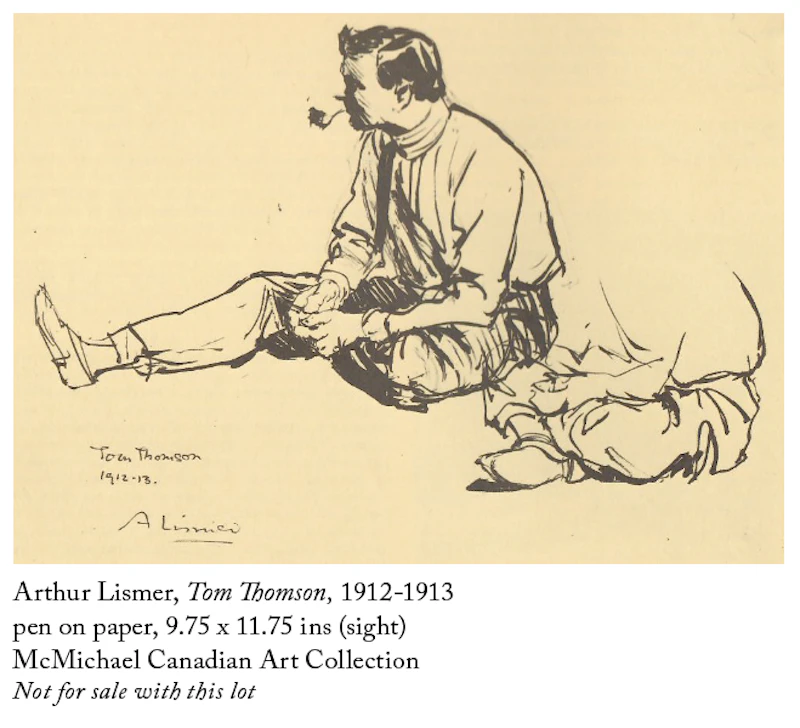 Tom Thomson, Marsh, Lake Scugog, oil on canvas, circa 1911 - view 5