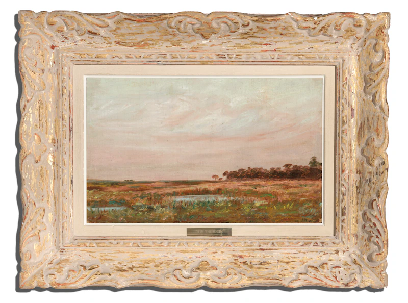 Tom Thomson, Marsh, Lake Scugog, oil on canvas, circa 1911 - view 2