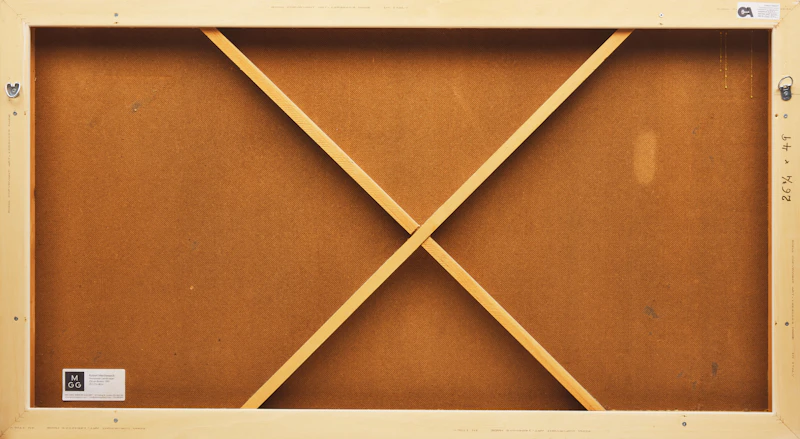 Robert Marchessault, Horizontal Landscape, oil on board, 1989 - view 3