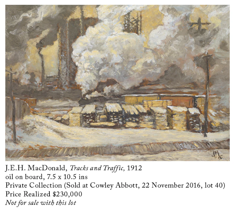 Peter Clapham Sheppard, The Gas Works, oil on board, 1912 - view 4