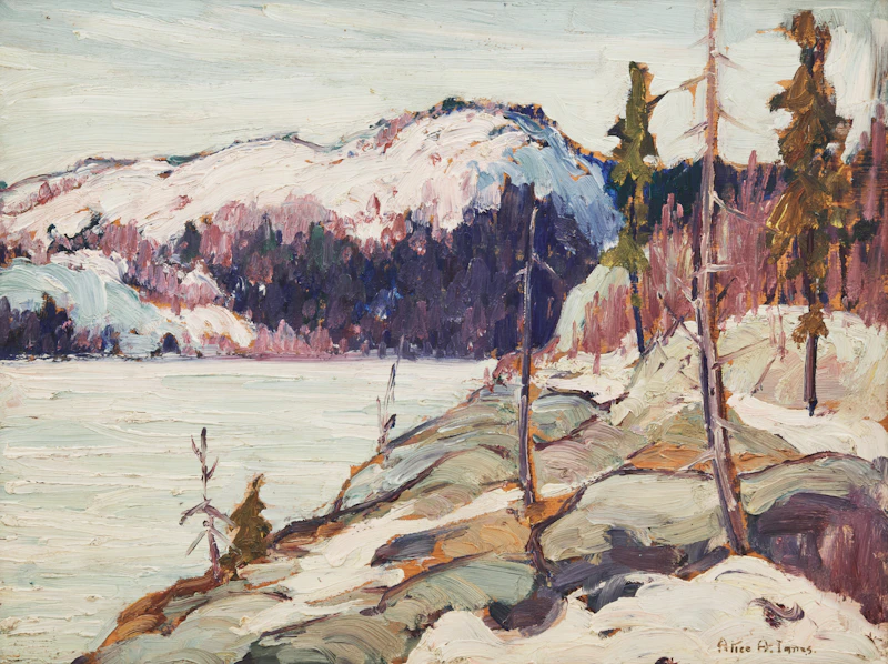 Alice Amelia Innes, Willisville, New Sudbury, Ontario, oil on board