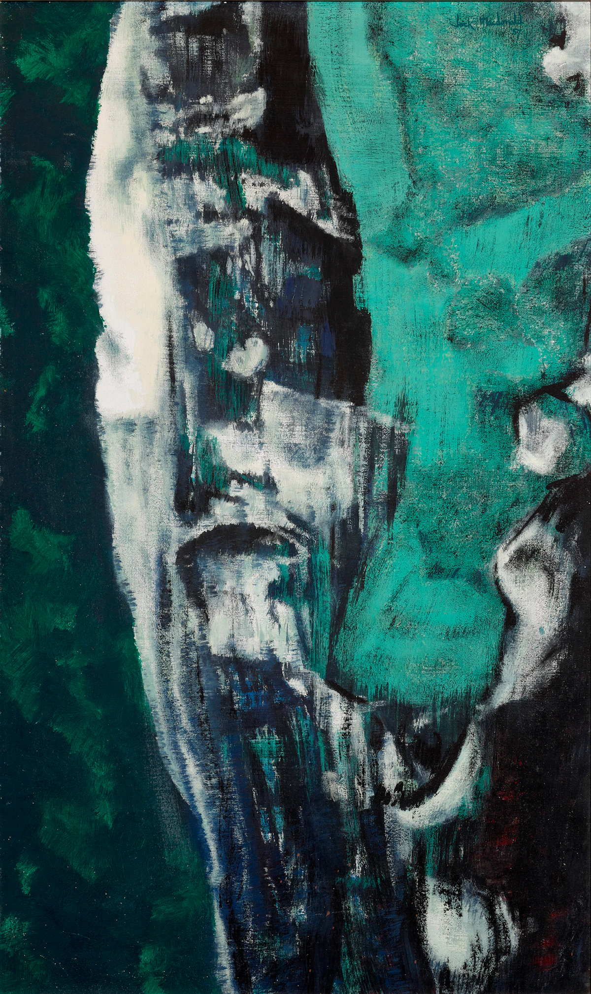 James Williamson Galloway Macdonald, North Wind, oil and Lucite 44 on board, 1957