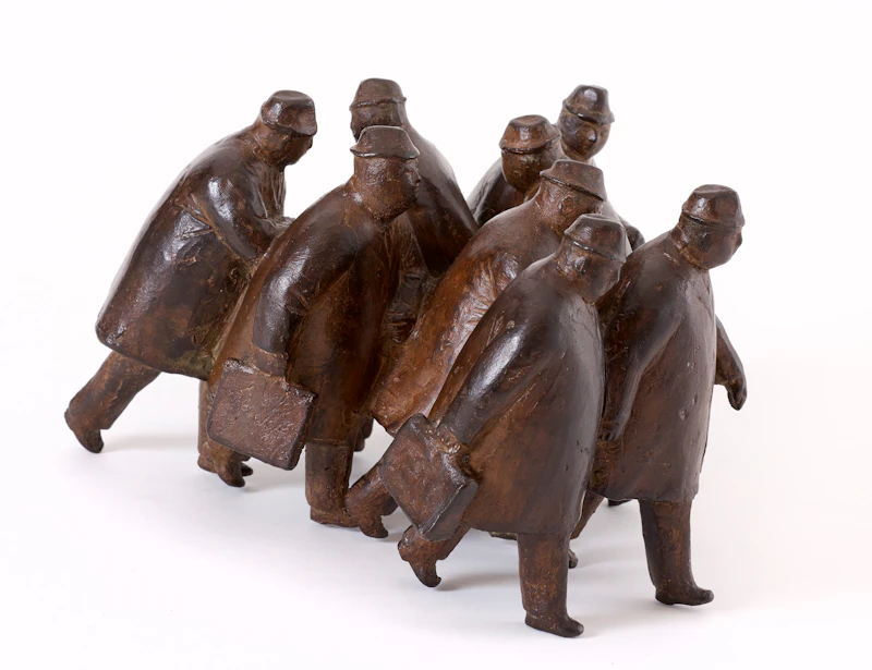 William Hodd McElcheran, Men on the Move, bronze, 1984 - view 2