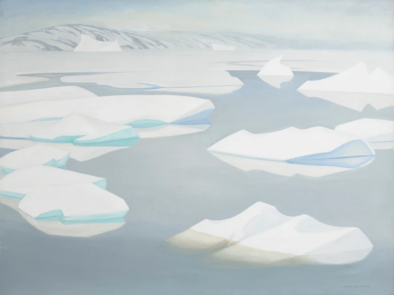 Grey Fog Arctic by Doris Jean McCarthy