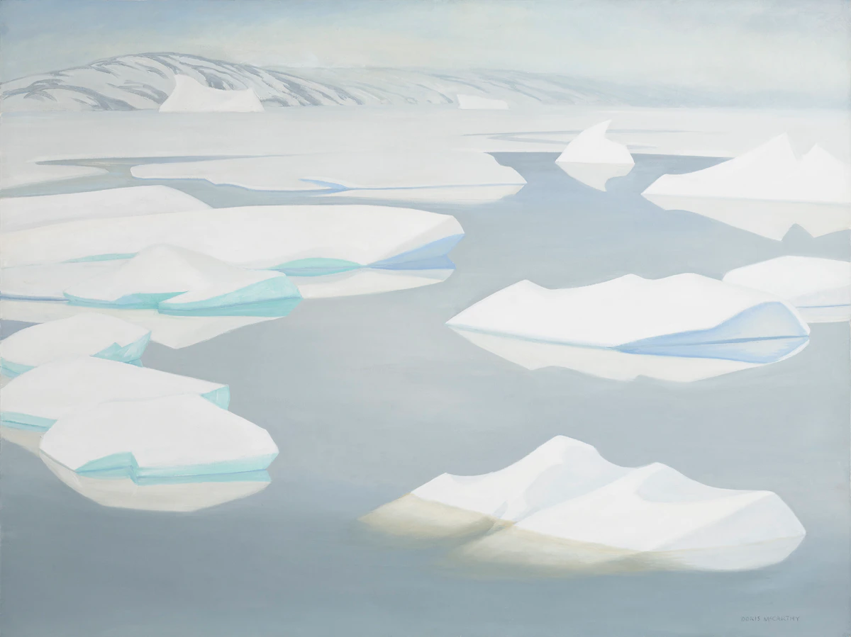 Doris Jean McCarthy, Grey Fog Arctic, oil on canvas, 1981